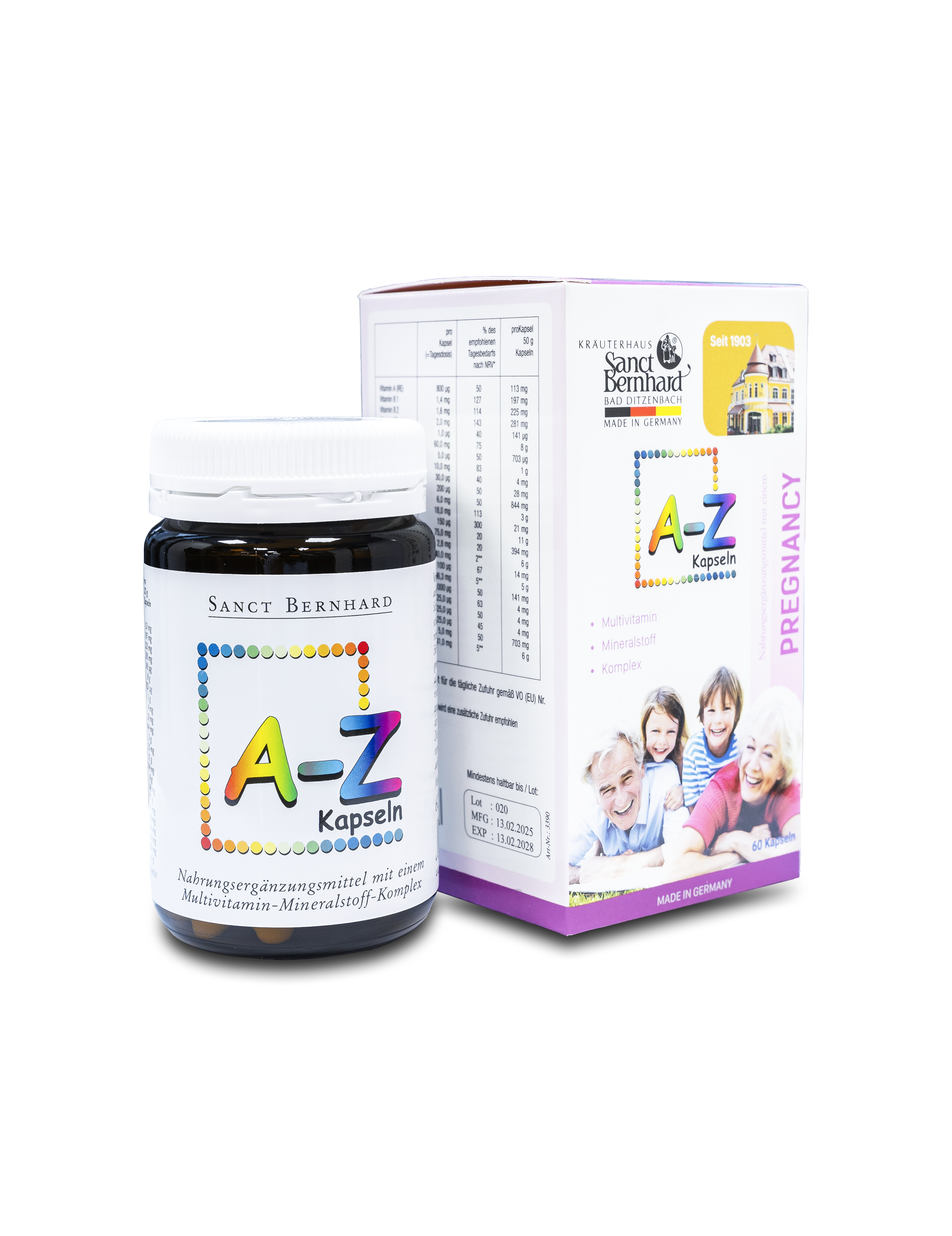 VITAMIN KHOÁNG CHẤT TỔNG HỢP A-Z KAPSELN